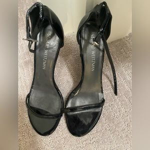 Stuart Weitzman Nudist Heel - Black